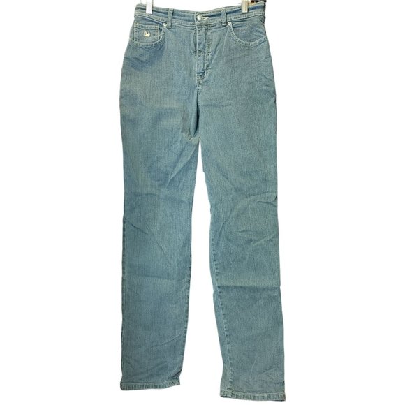 Gloria Vanderbilt Denim - Gloria Vanderbilt Women's Light Wash Denim Straight Leg Jeans 8